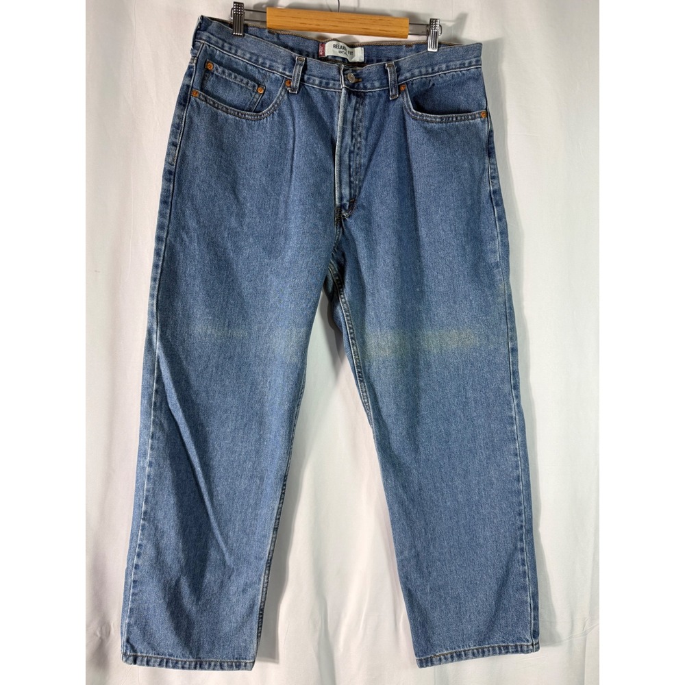 Levis‎ 550 Relaxed Fit Mens Jeans 38x30 Blue Denim Medium Wash 00550-4891 - Picture 6 of 14